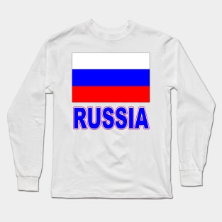 The Pride of Russia - Russian Flag Design Long Sleeve T-Shirt